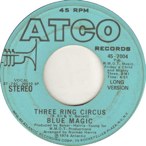 Blue Magic - Three Ring Circus (1974, Vinyl) | Discogs