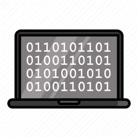 Binary, code, emoji, emoticon, laptop, macbook, pc icon - Download on ...