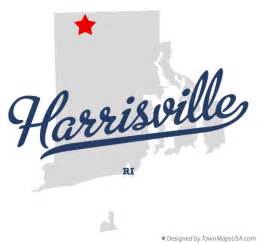 Map of Harrisville, RI, Rhode Island