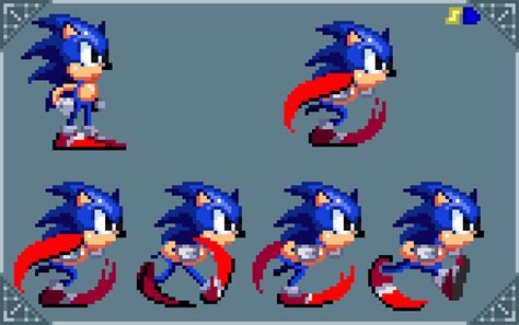 Sonic Animated Sprite Gif