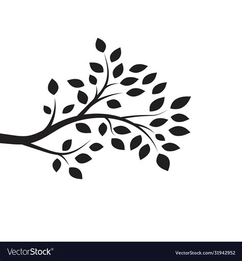 Tree branch design Royalty Free Vector Image - VectorStock