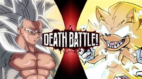 Goku ssj5 vs Super Sonic (Dragon Ball AF vs Sonic the Comic Online ...