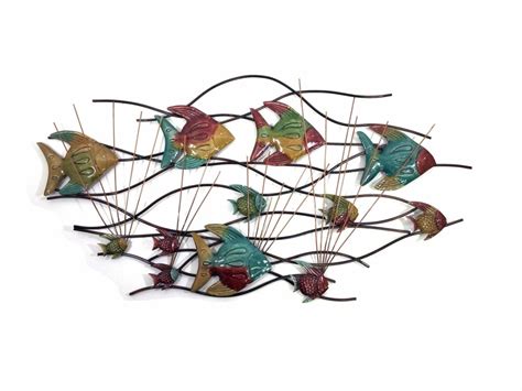 15 Best Collection of Abstract Metal Fish Wall Art