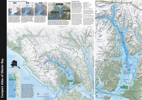 Glacier Bay National Park Map - Glacier Bay Alaska USA • mappery