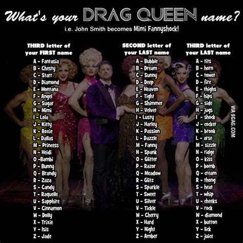 Pin by Jenny Pegram on Drag queen names | Drag queen names, Drag queen ...