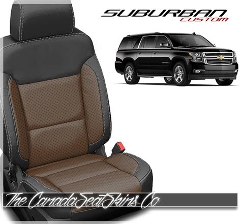 Chevrolet Suburban Leather Seat Covers - Velcromag