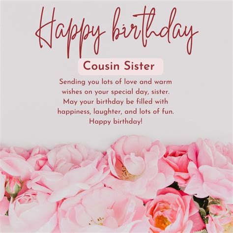 120+ Birthday Wishes For Cousin: Happy Birthday Cousin Sister-Brother ...