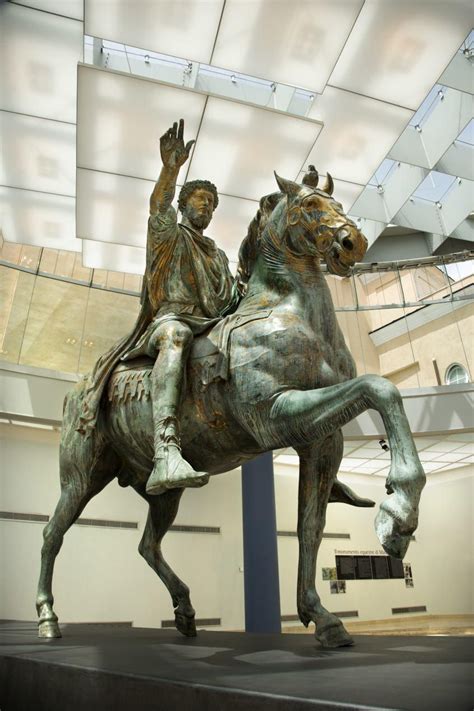 the equestrian statue of Marc Aurelius Ancient Rome, Ancient Art ...