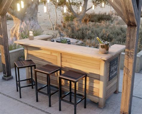 DIY Outdoor Bar Plans - Etsy