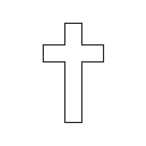 Christian Cross Icons on White Background Vector illustration. Cross ...