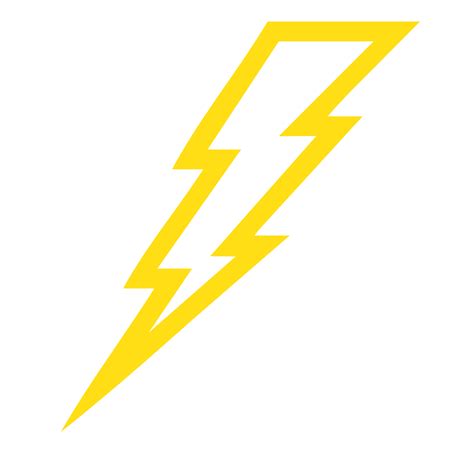 Yellow Lightning Bolt Logo - LogoDix