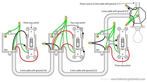 3 Way Switch Diagram With 4 Conducter How To Wire A Dpdt Swi