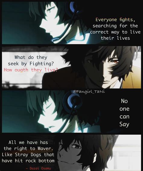 Dazai Osamu Bungou Stray Dogs Quotes - canvas-valley