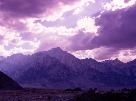 Purple Mountains - Desktop Wallpaper