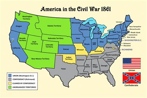 printable civil war map free printable maps – Printable Maps Online