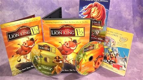 Free: Lion King 1/2 Lion King DISNEY DVD LOT BRAND NEW! DVD, 60% OFF