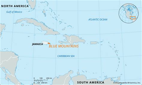 Blue Mountains | Jamaica, Map, & Height | Britannica