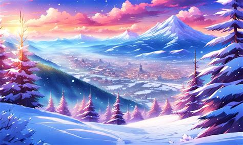 Snowy Landscape by JackWayne001 on DeviantArt