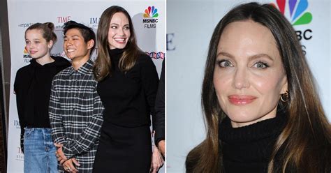 Angelina Jolie, Pax & Shiloh Jolie-Pitt Walk Red Carpet: Pics