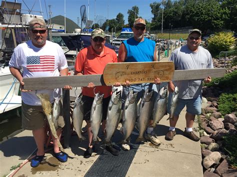 Lake Ontario Fishing Charter 07/02/2017 - TK Charters