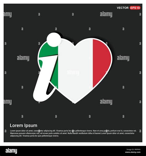 Italy flag design vector Stock Vector Image & Art - Alamy