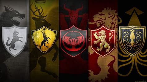 Game of Thrones Great Houses - Wallpaper, High Definition, High Quality ...