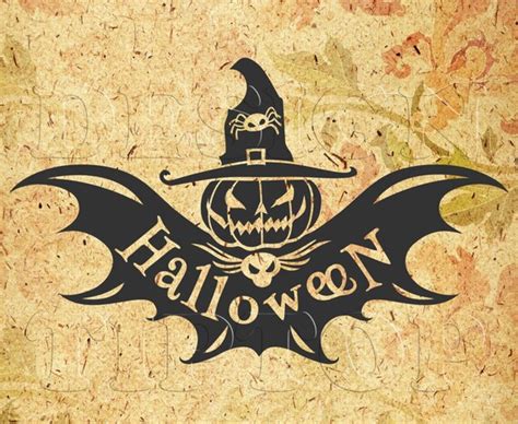 Halloween svg dxf png eps cdr print and cut files | Etsy