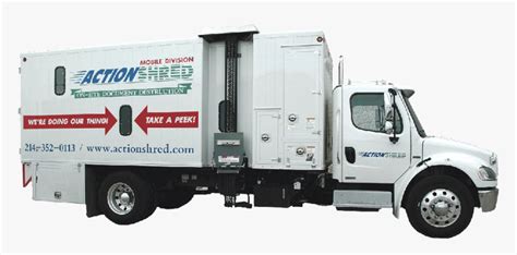 Mobile Shredding Truck - Paper Shredder Truck, HD Png Download - kindpng