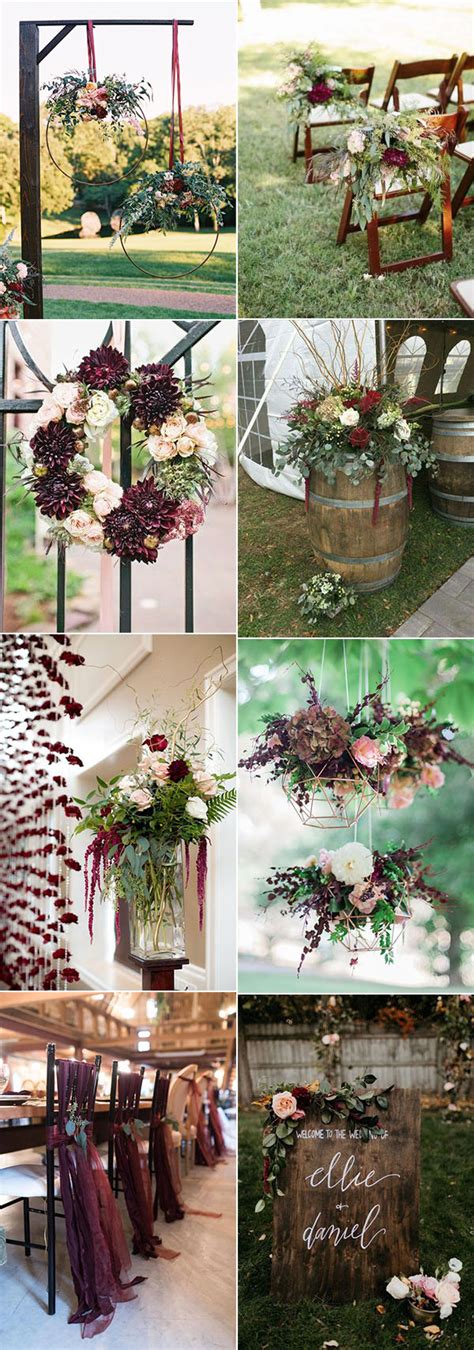 50+ Refined Burgundy and Marsala Wedding Color Ideas for Fall Brides ...