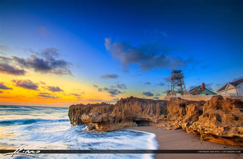 Ocean Sunrise Stuart Florida at Beach | HDR Photography by Captain Kimo