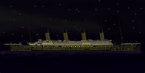 A slideshow of the RMS Titanic sinking. (My own visual representation ...