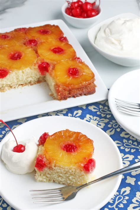 Pineapple Upside Down Cake | Wishes and Dishes