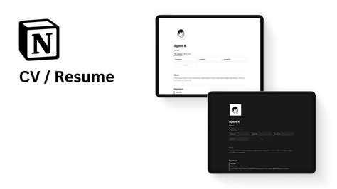 The Ultimate Notion CV/Resume Template | Create your perfect CV/Resume ...