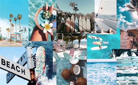 Beach Aesthetic Collage Wallpapers - Wallpaper Cave