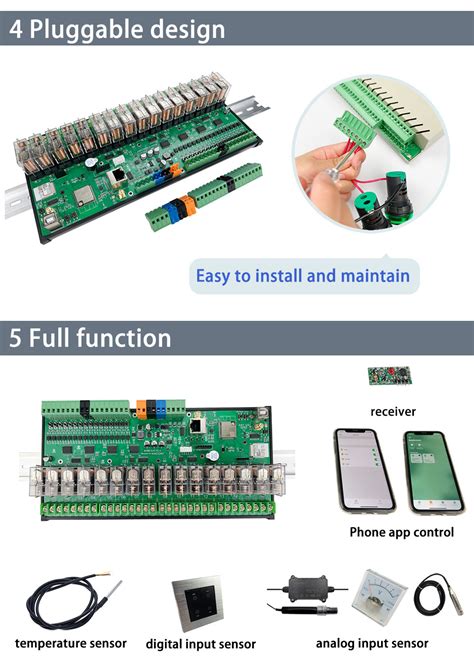 KC868-E16T ESP32 Tuya DIN Rail Relay Module – Smart Home Automation ...