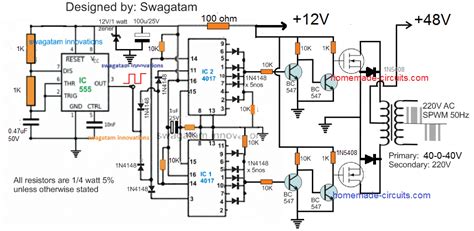 3000 Watt Inverter Circuit Diagram