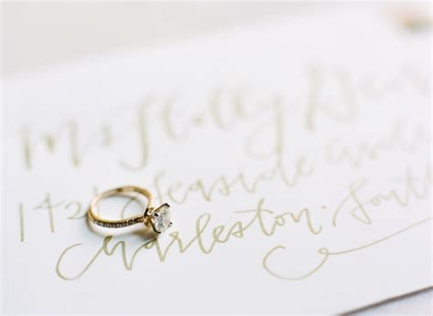 Gold Wedding Calligraphy - Elizabeth Anne Designs: The Wedding Blog