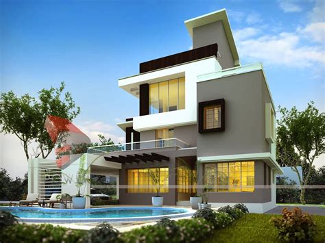 House 3D Interior Exterior Design Rendering | Modern Home Designs