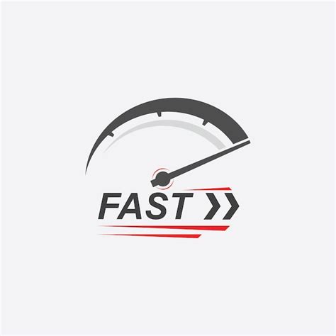 Premium Vector | Speedometer Speed Logo Template