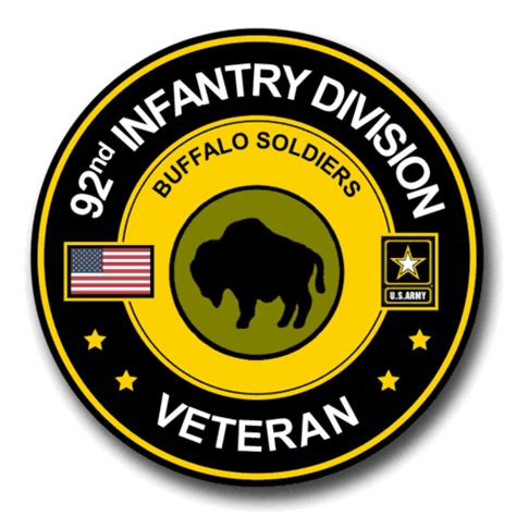 92nd Infantry Division Veteran Decal - US Army Division Veteran Decals ...