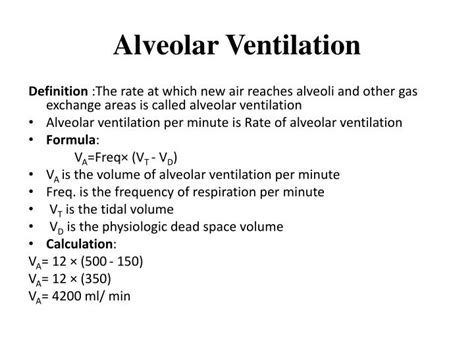 How does dead space contribute to alveolar ventilation - nraworks