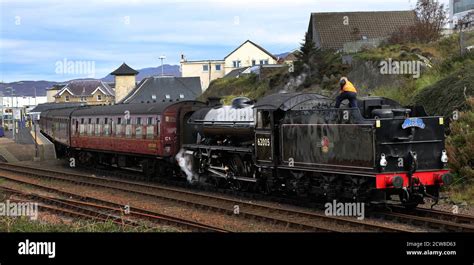 Jacobite Steam Train Stock Photo - Alamy