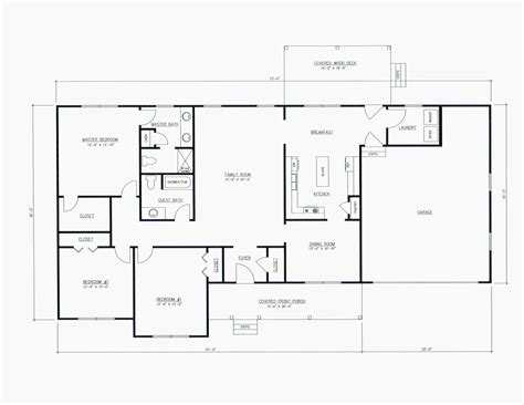 Stonebrook2 House Simple 3 Bedrooms and 2 Bath Floor Plan 1800 Sq Ft ...