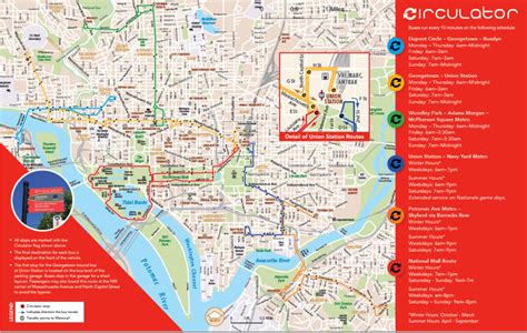 Circulator Map and Information Guide | Washington D.C. Circulator