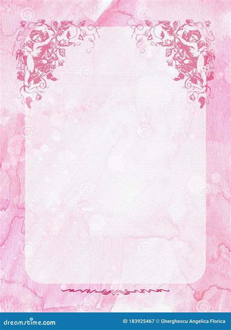 Christening Background Pink