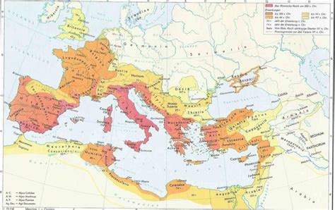 Ancient Roman Roads Map