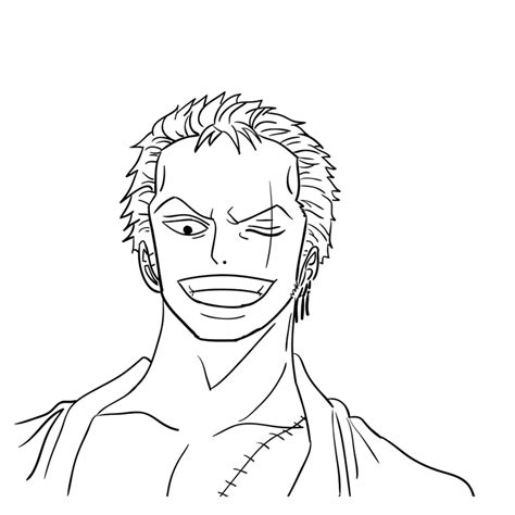 Easy Zoro Luffy Easy Zoro One Piece Drawing - art-puke