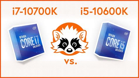 Intel i7 10700K vs. i5 10600K Benchmark Comparison - Is the i7 really ...