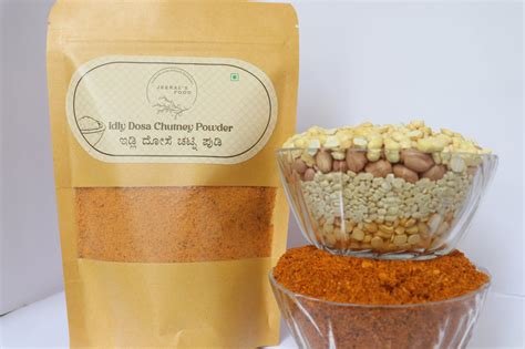 Idly/Dosa Chutney Powder (ಇಡ್ಲಿ/ದೋಸೆ ಚಟ್ನಿಪುಡಿ) – JEERAL'S FOOD