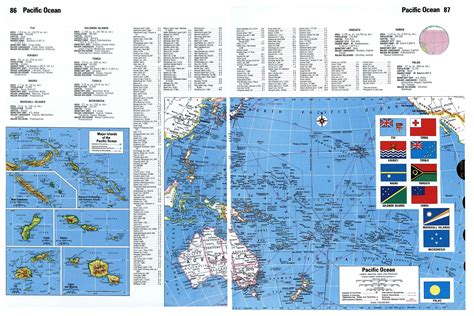 Large detailed map of Pacific Ocean islands | Other maps of the World ...